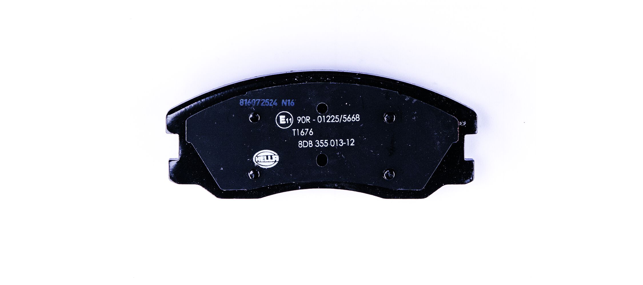 Brake Pad Set, disc brake - 8DB 355 013-121 HELLA