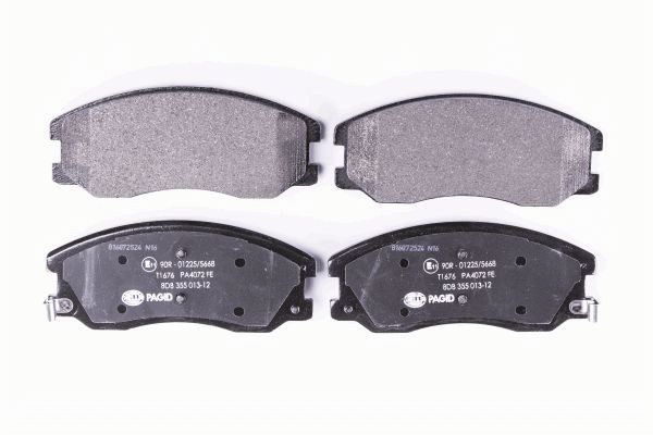 Brake Pad Set, disc brake - 8DB 355 013-121 HELLA