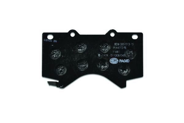 Brake Pad Set, disc brake - 8DB 355 013-151 HELLA