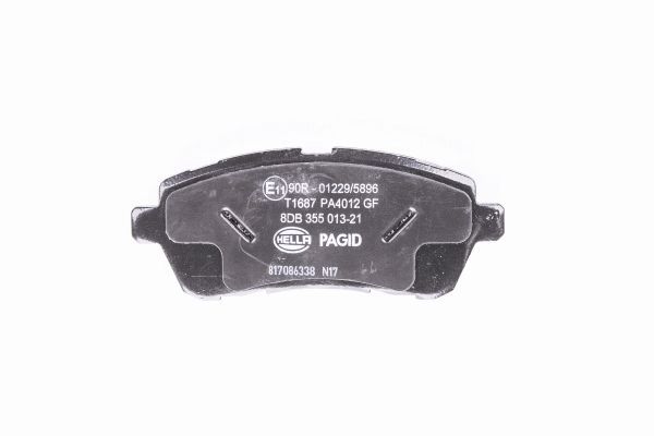 Bremsbelagsatz, Scheibenbremse - 8DB 355 013-211 HELLA
