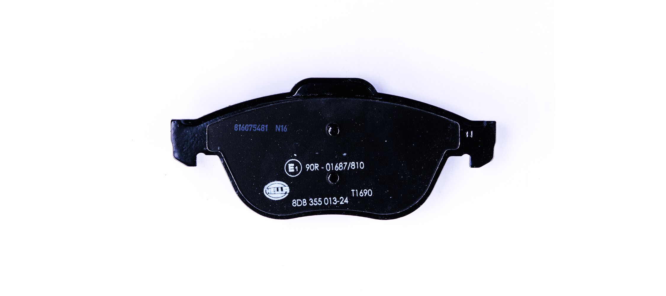 Brake Pad Set, disc brake - 8DB 355 013-241 HELLA