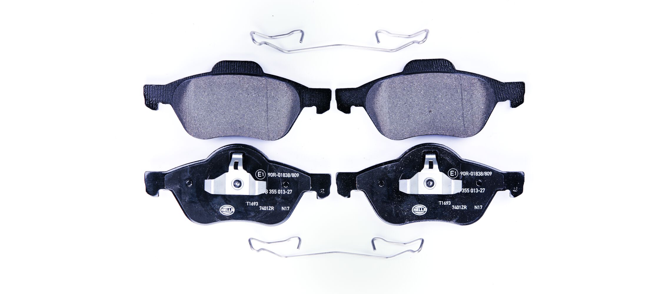 Brake Pad Set, disc brake - 8DB 355 013-271 HELLA