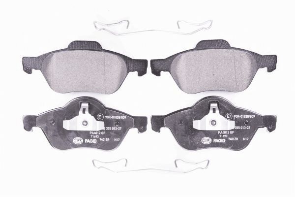 Brake Pad Set, disc brake - 8DB 355 013-271 HELLA