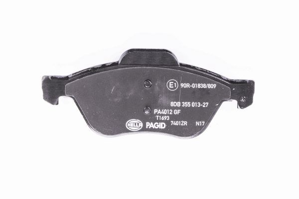 Brake Pad Set, disc brake - 8DB 355 013-271 HELLA