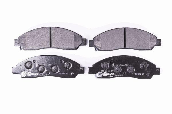 Brake Pad Set, disc brake - 8DB 355 013-291 HELLA