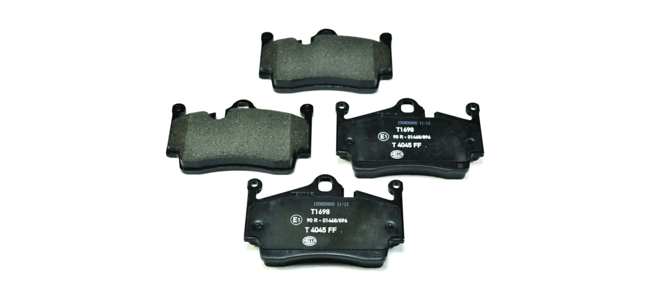 Brake Pad Set, disc brake - 8DB 355 013-311 HELLA