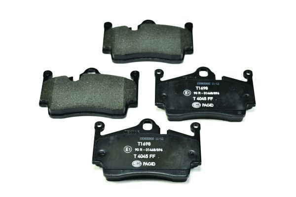 Brake Pad Set, disc brake - 8DB 355 013-311 HELLA