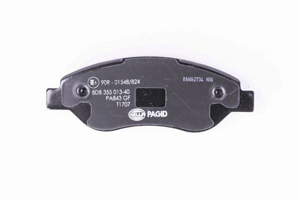 Brake Pad Set, disc brake - 8DB 355 013-401 HELLA