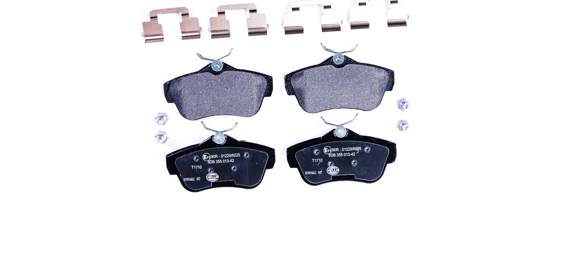 Kit pastiglie freno, Freno a disco - 8DB 355 013-421 HELLA