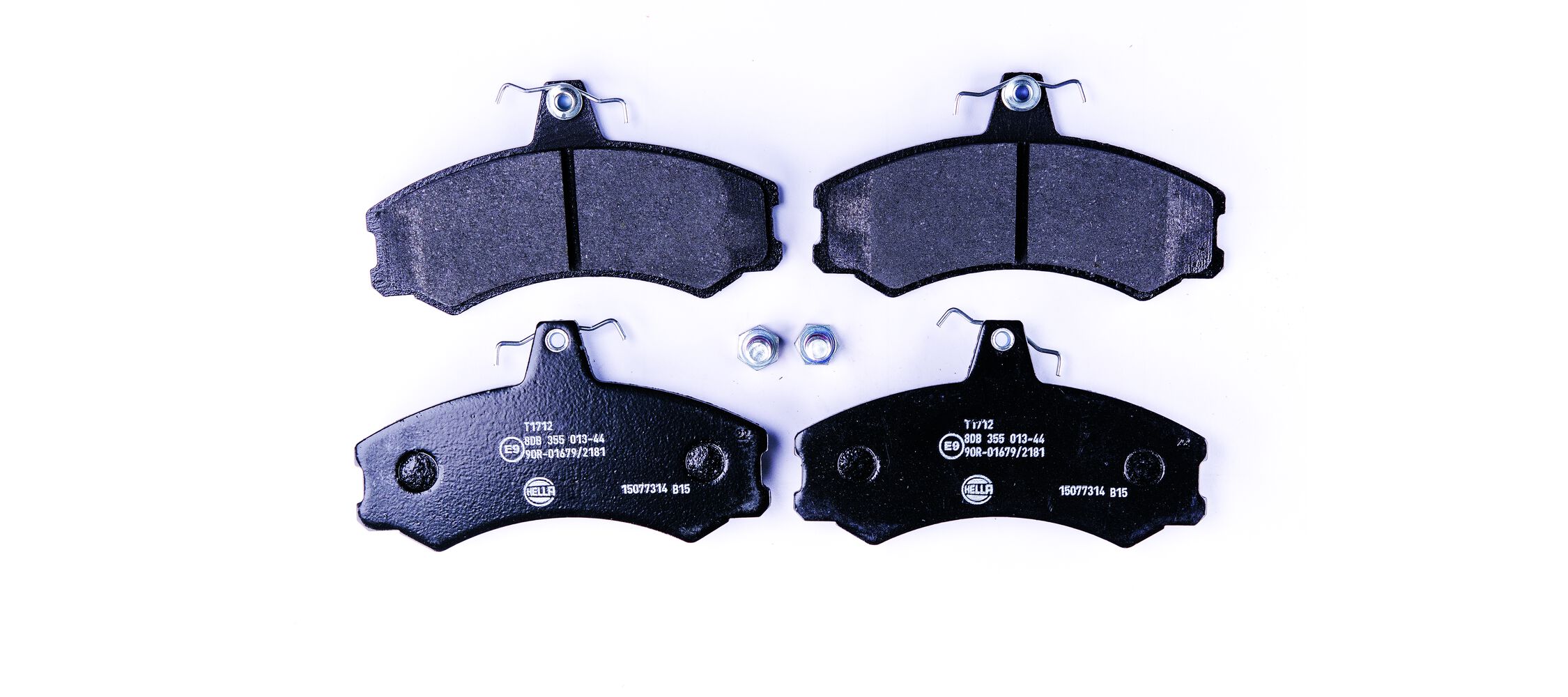 Brake Pad Set, disc brake - 8DB 355 013-441 HELLA