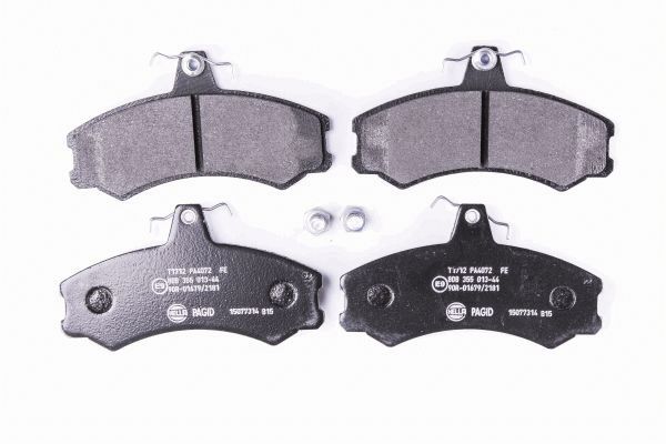 Brake Pad Set, disc brake - 8DB 355 013-441 HELLA