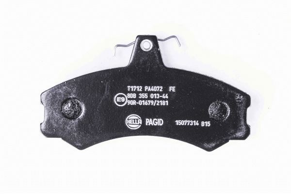 Brake Pad Set, disc brake - 8DB 355 013-441 HELLA