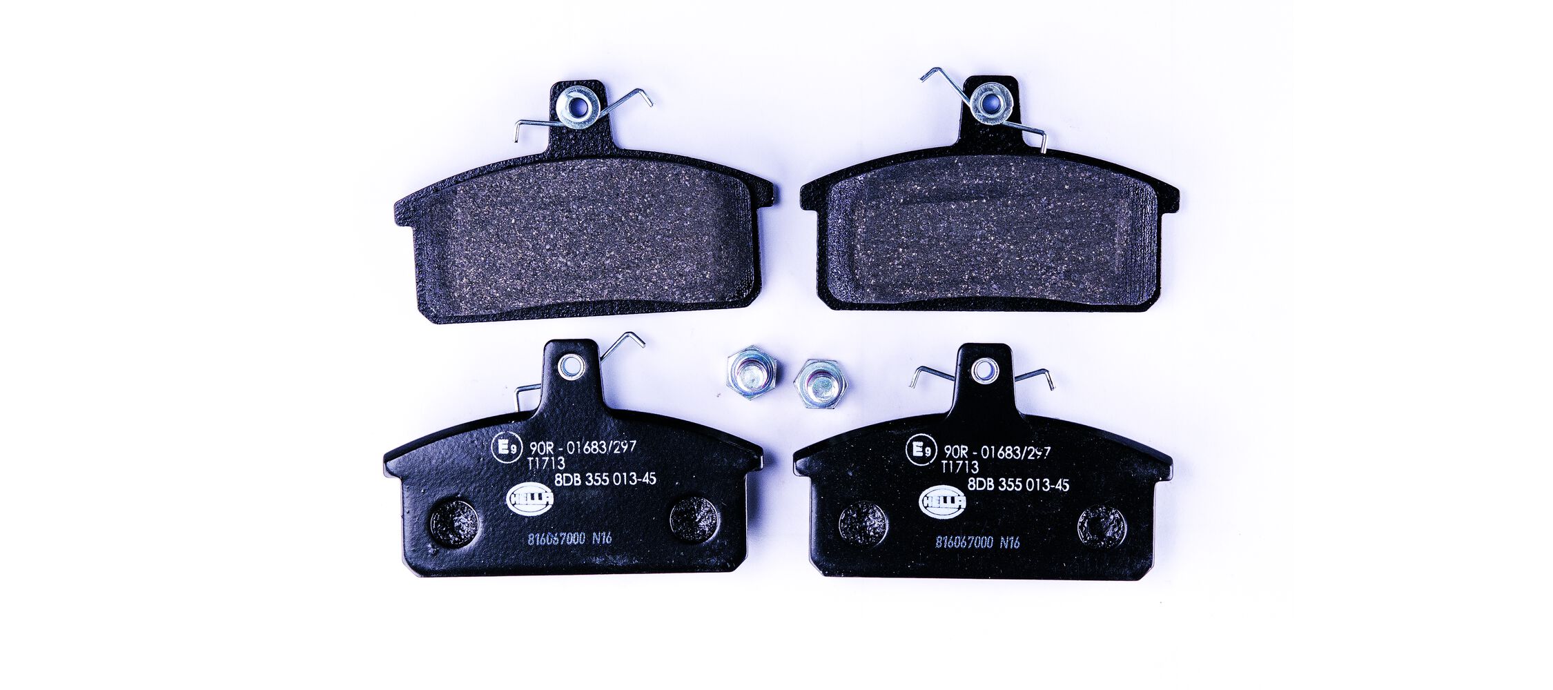 Kit pastiglie freno, Freno a disco - 8DB 355 013-451 HELLA
