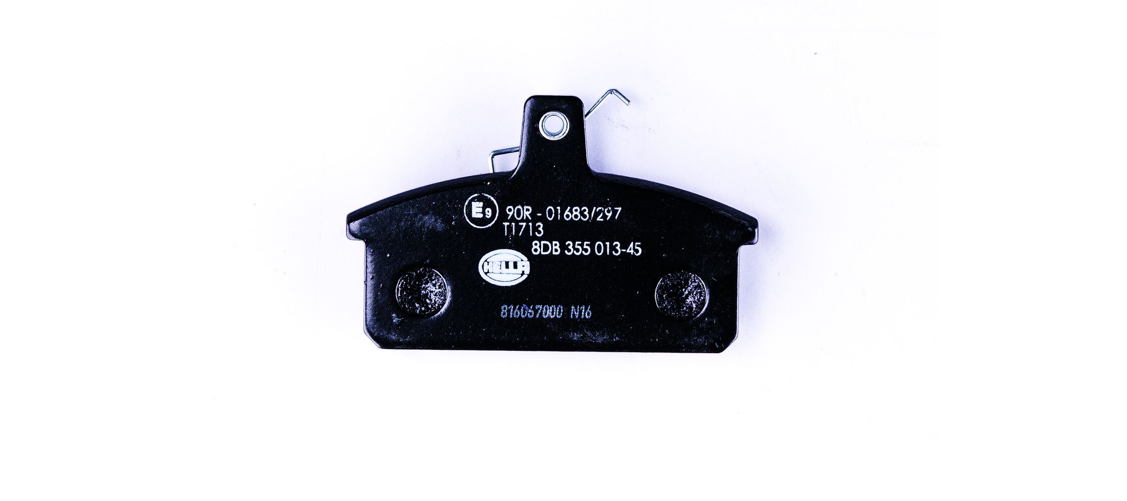 stabdžių trinkelių rinkinys, diskinis stabdys - 8DB 355 013-451 HELLA