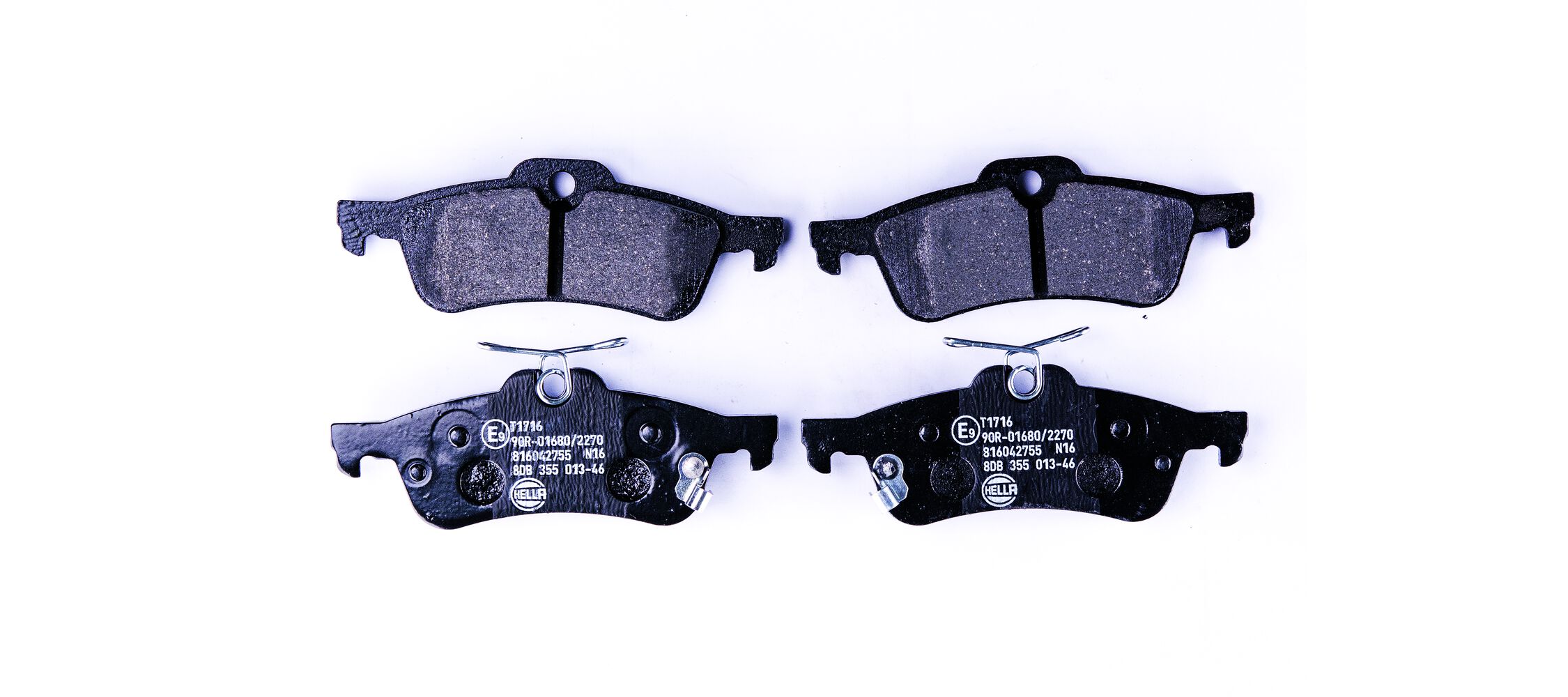 Kit pastiglie freno, Freno a disco - 8DB 355 013-461 HELLA
