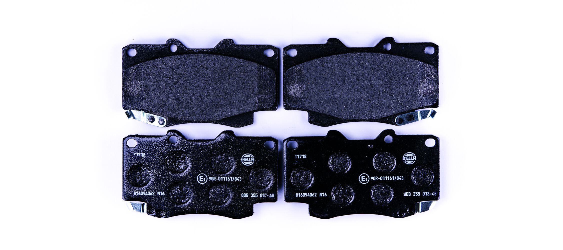 Brake Pad Set, disc brake - 8DB 355 013-481 HELLA