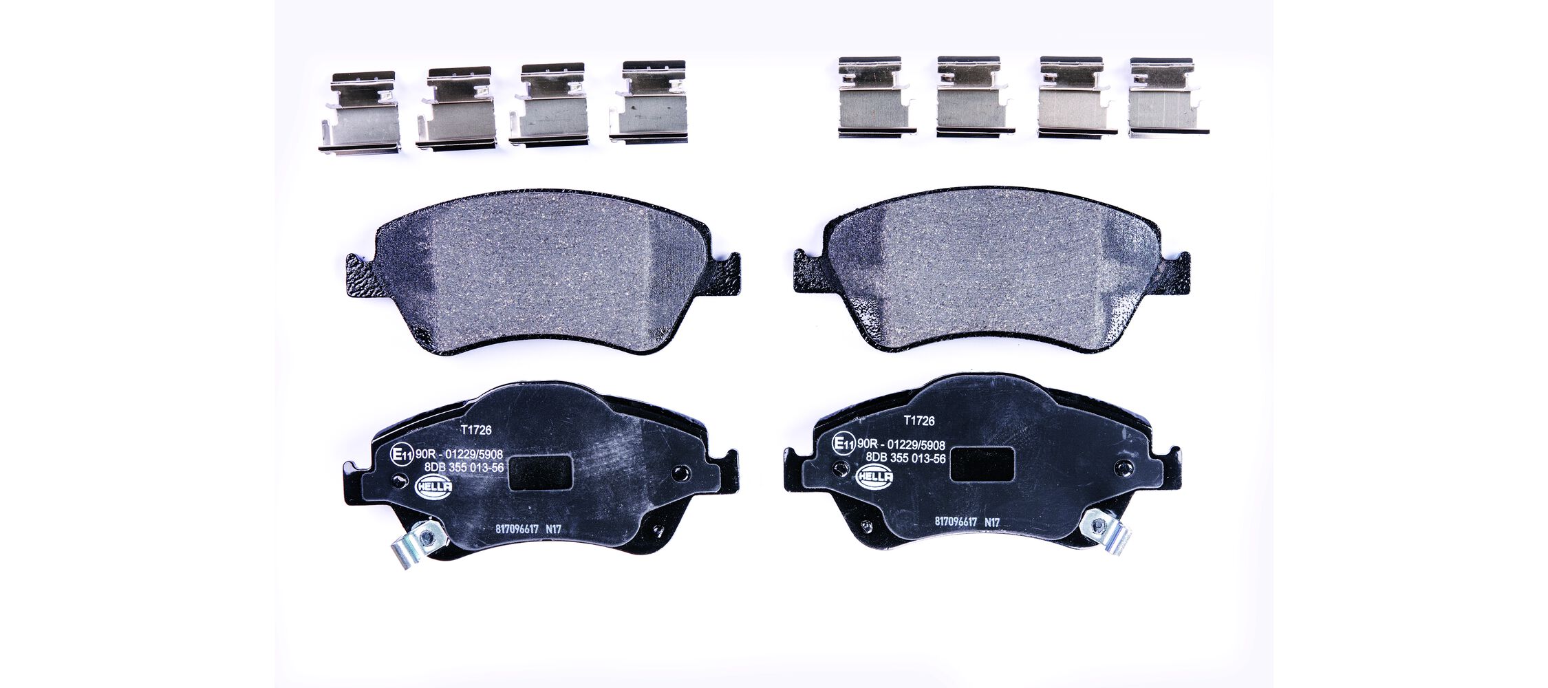 Kit pastiglie freno, Freno a disco - 8DB 355 013-561 HELLA