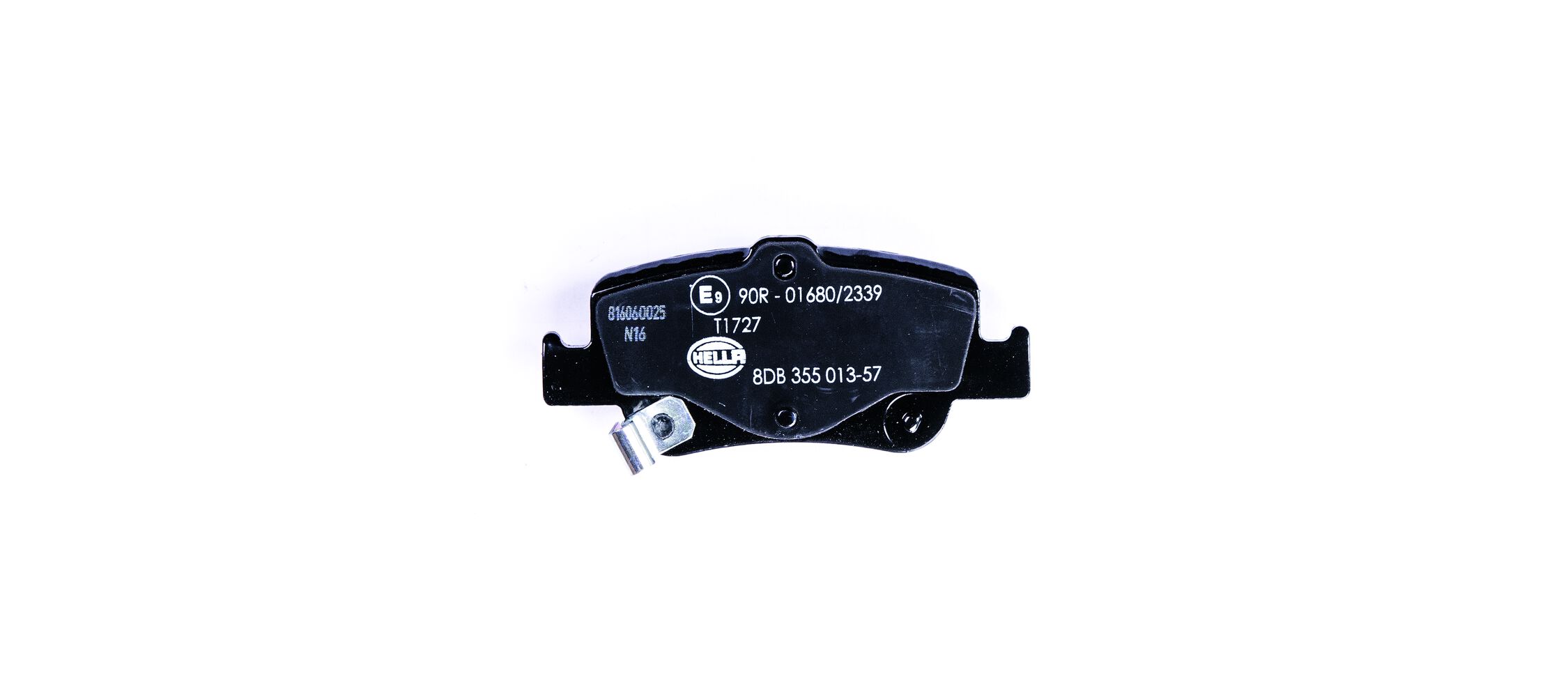 Brake Pad Set, disc brake - 8DB 355 013-571 HELLA