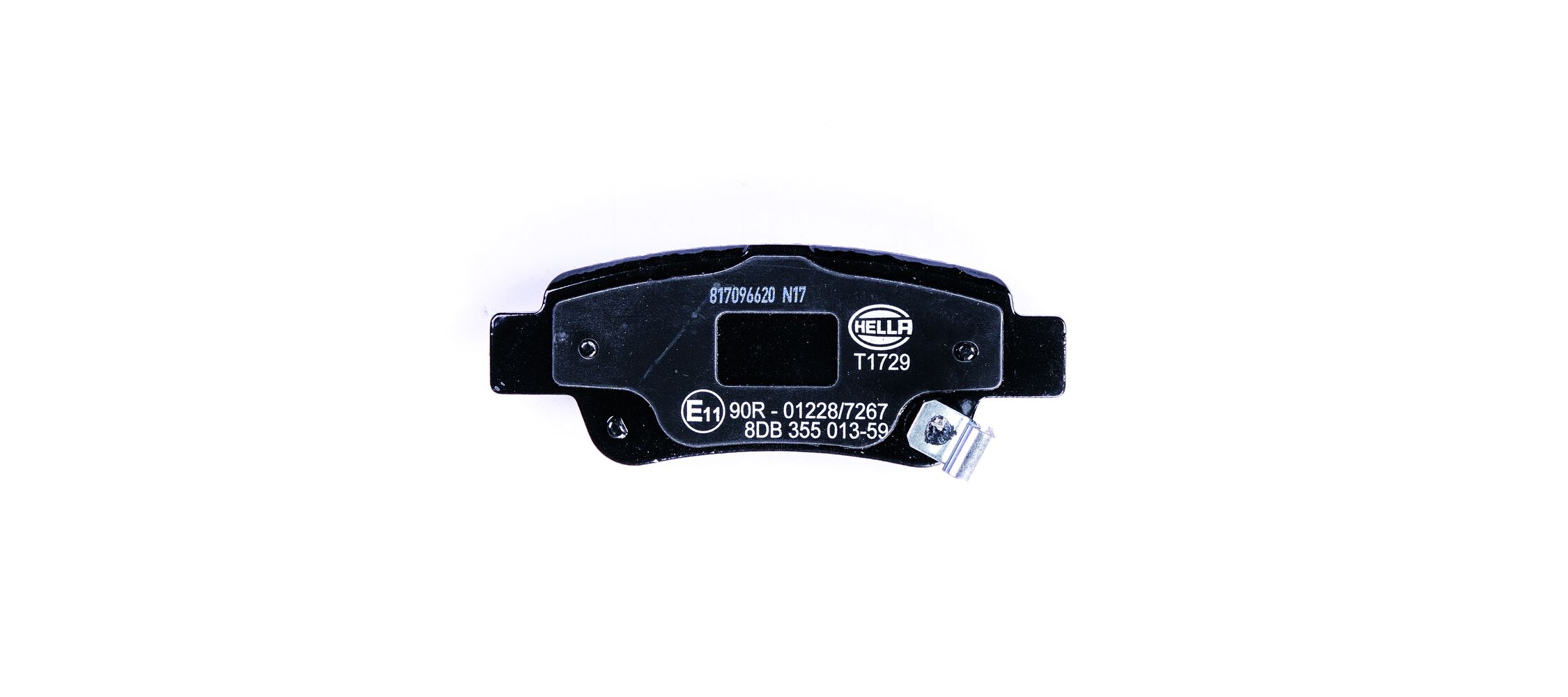 Brake Pad Set, disc brake - 8DB 355 013-591 HELLA