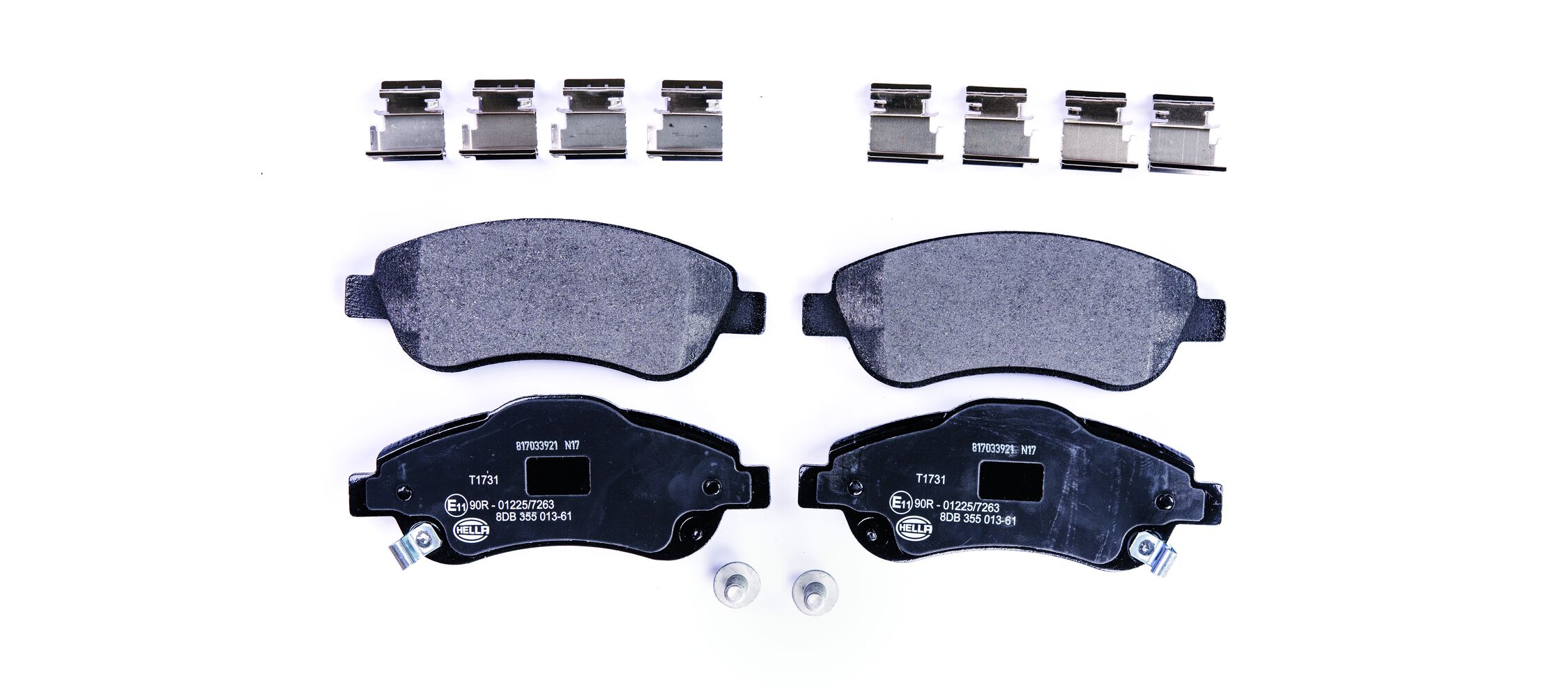 Kit pastiglie freno, Freno a disco - 8DB 355 013-611 HELLA