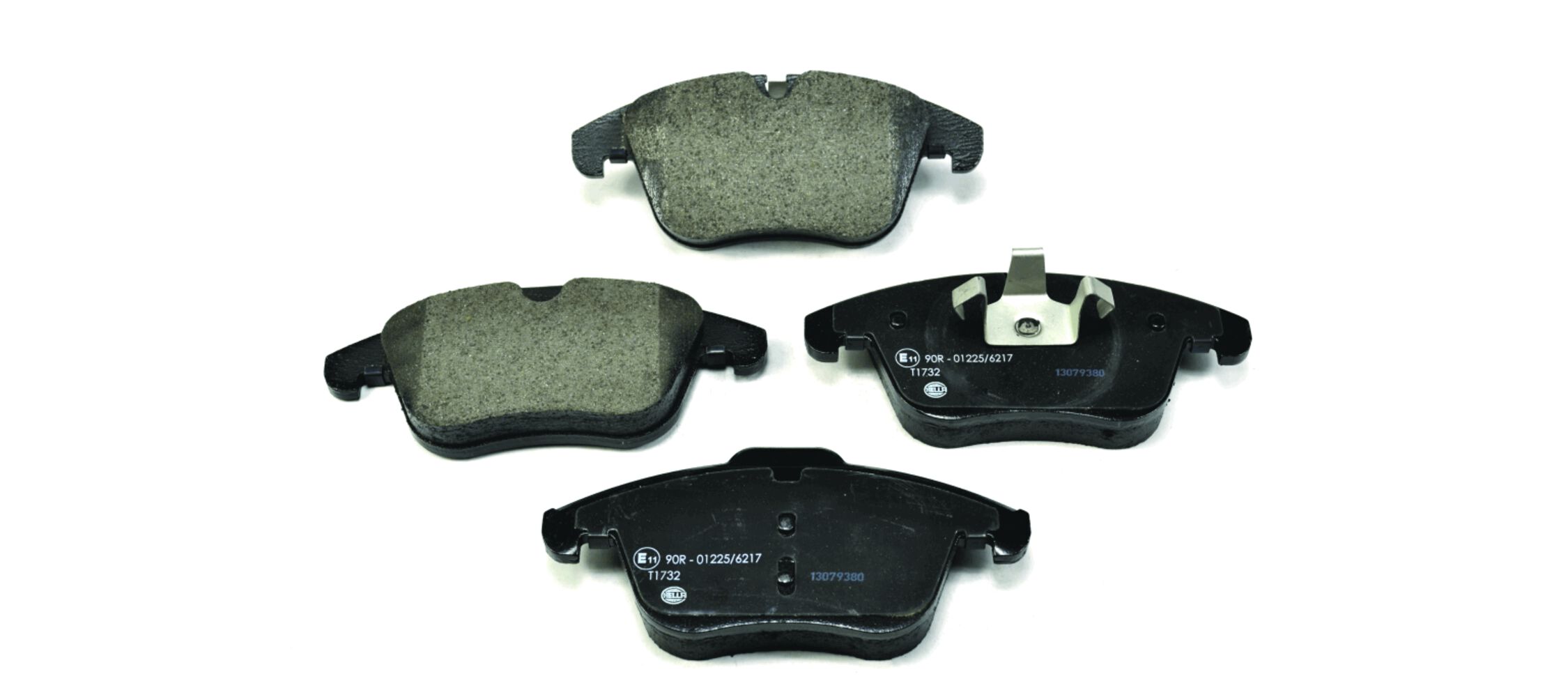 Brake Pad Set, disc brake - 8DB 355 013-621 HELLA
