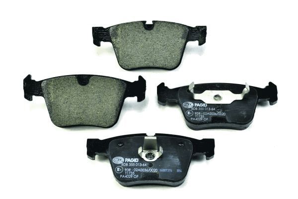 Bremsbelagsatz, Scheibenbremse - 8DB 355 013-641 HELLA