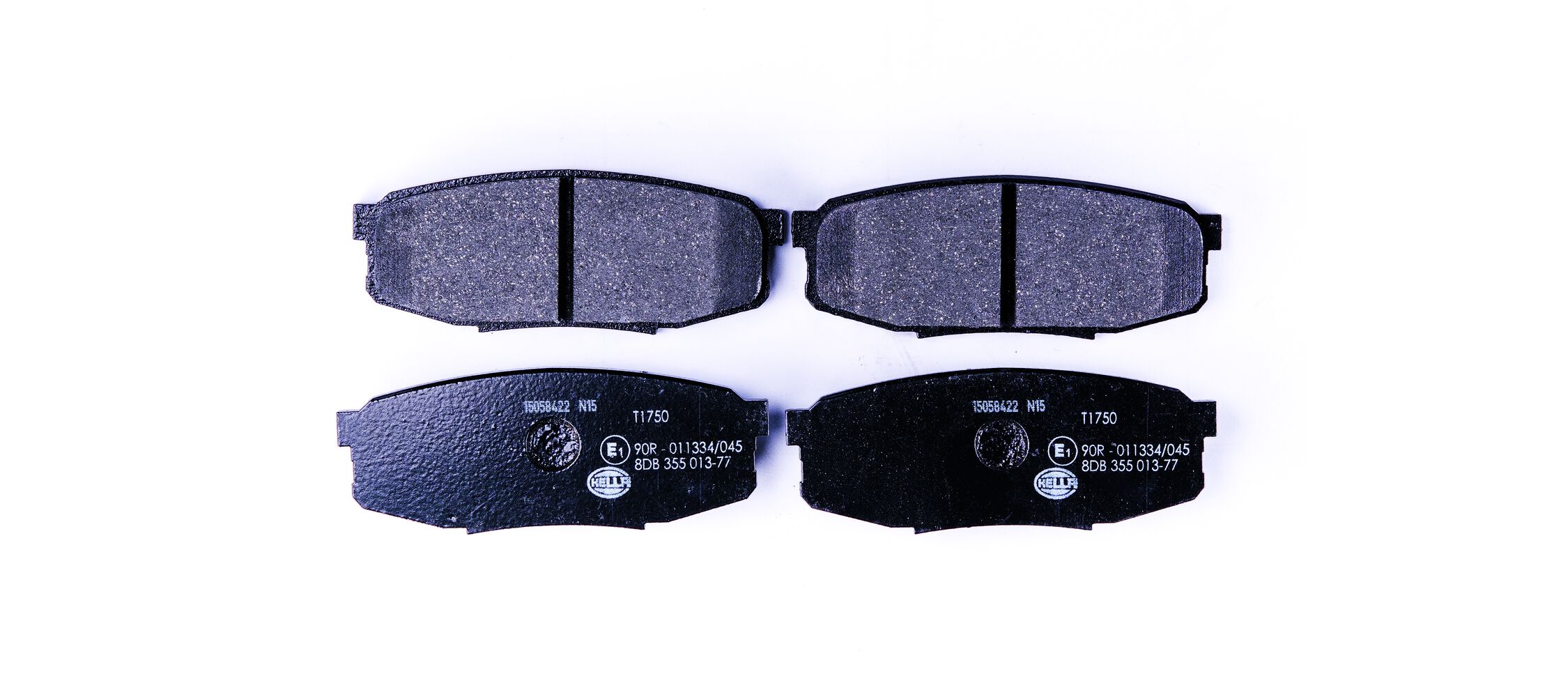 Комплект тормозных колодок, дисковый тормоз - 8DB 355 013-771 HELLA