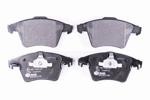 Kit pastiglie freno, Freno a disco - 8DB 355 013-821 HELLA