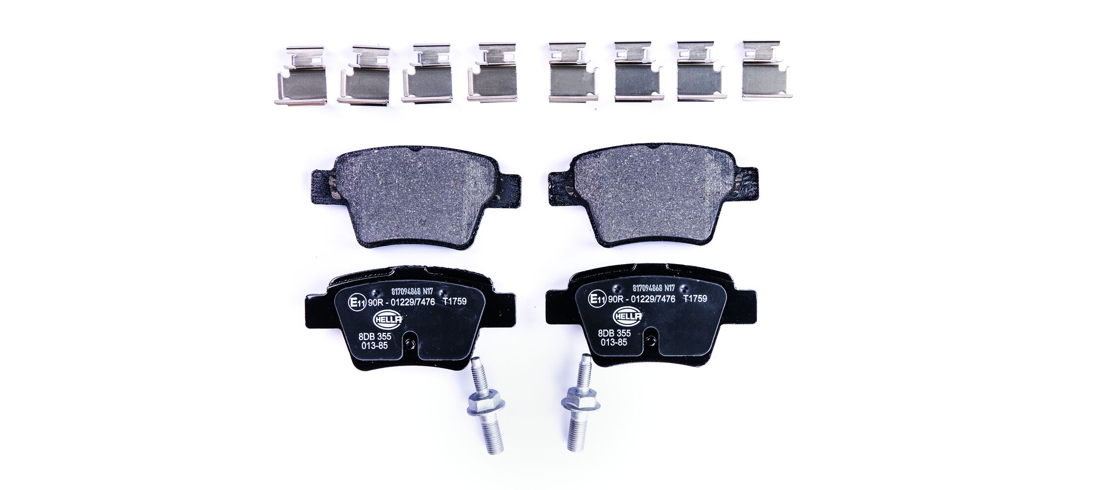Kit pastiglie freno, Freno a disco - 8DB 355 013-851 HELLA