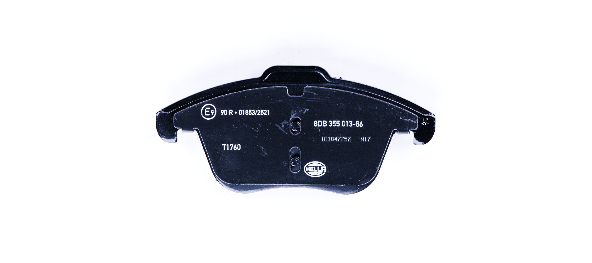 Brake Pad Set, disc brake - 8DB 355 013-861 HELLA