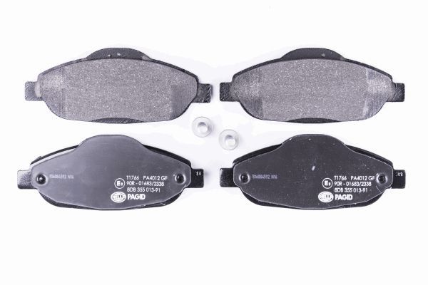 Bremsbelagsatz, Scheibenbremse - 8DB 355 013-911 HELLA