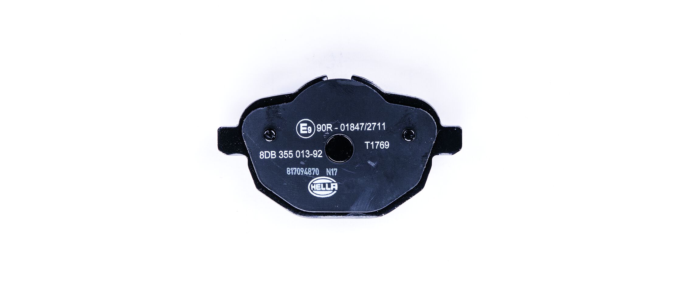 Brake Pad Set, disc brake - 8DB 355 013-921 HELLA