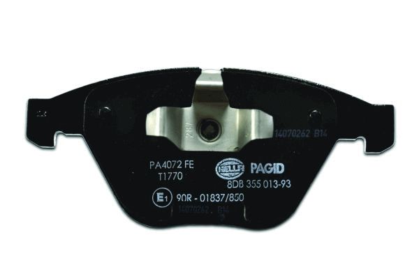 Brake Pad Set, disc brake - 8DB 355 013-931 HELLA