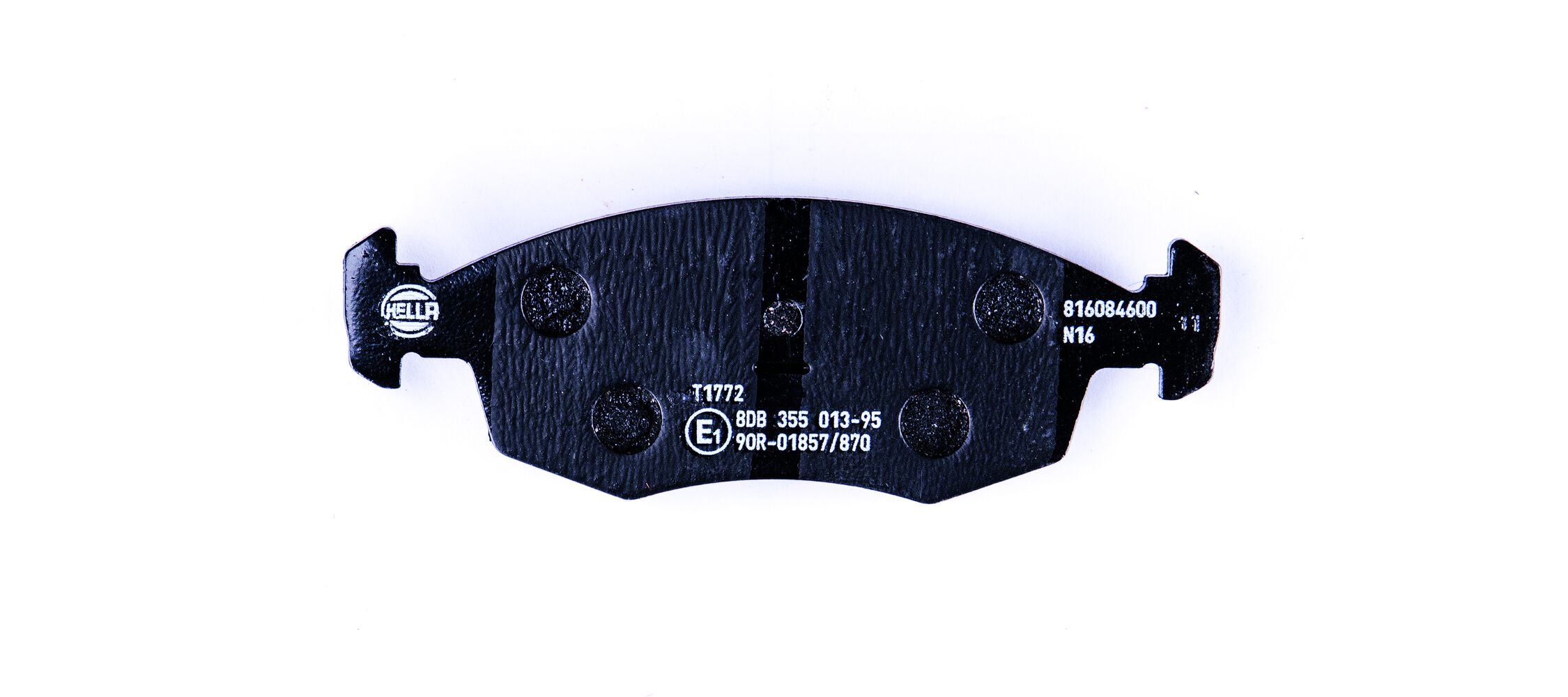 Brake Pad Set, disc brake - 8DB 355 013-951 HELLA