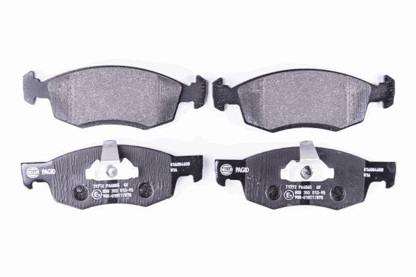 Brake Pad Set, disc brake - 8DB 355 013-951 HELLA