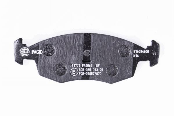 Brake Pad Set, disc brake - 8DB 355 013-951 HELLA
