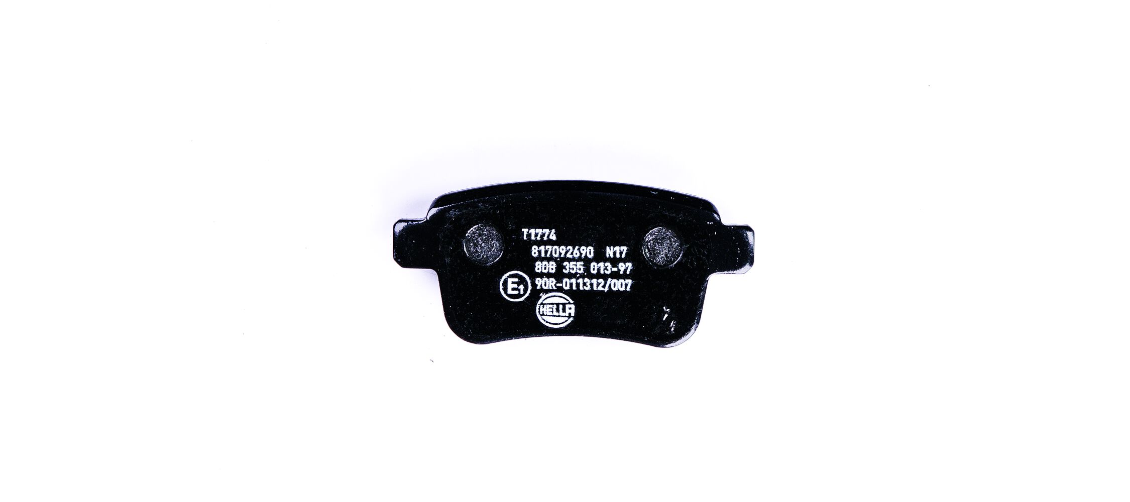 Brake Pad Set, disc brake - 8DB 355 013-971 HELLA