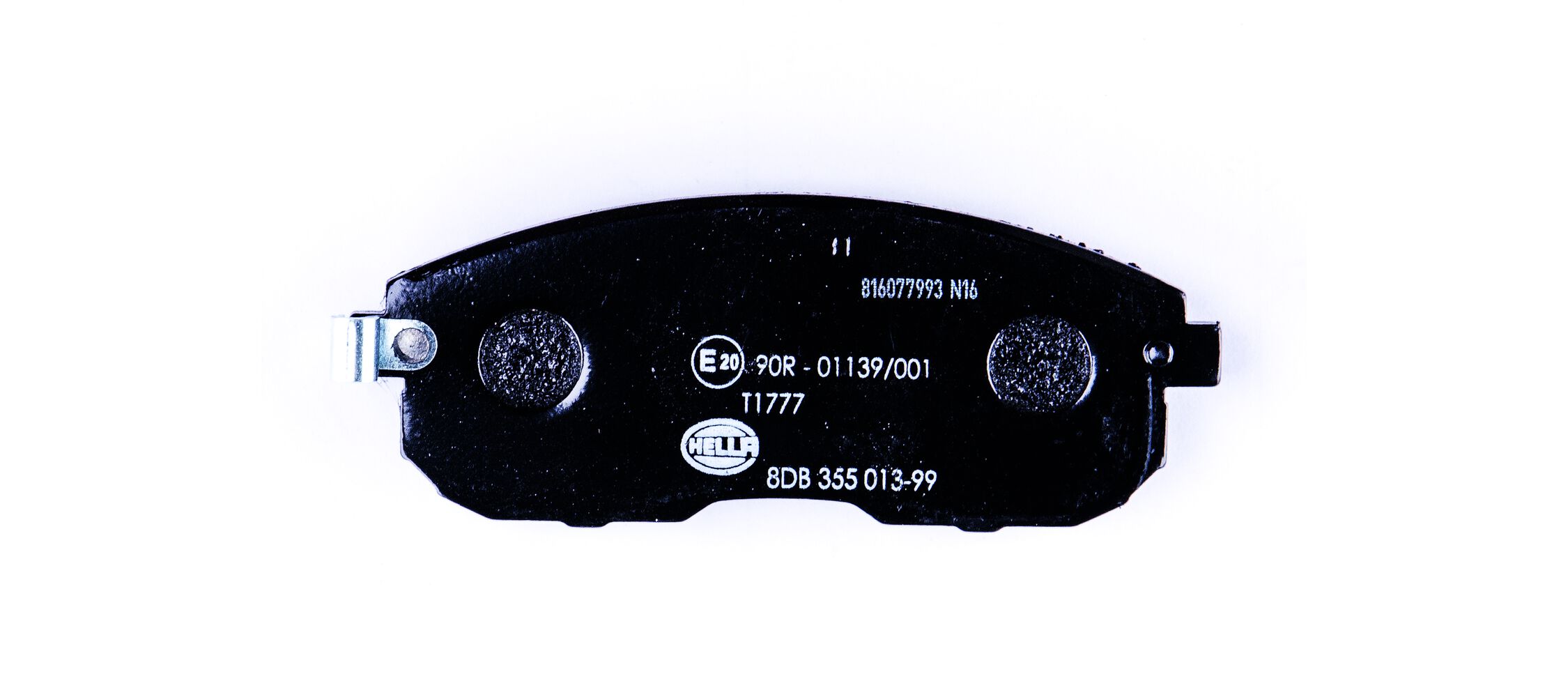 Brake Pad Set, disc brake - 8DB 355 013-991 HELLA