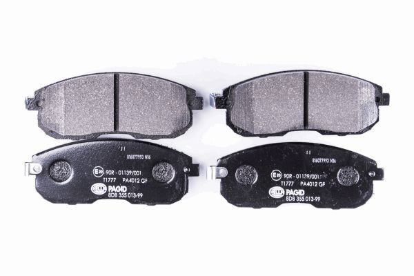 Brake Pad Set, disc brake - 8DB 355 013-991 HELLA