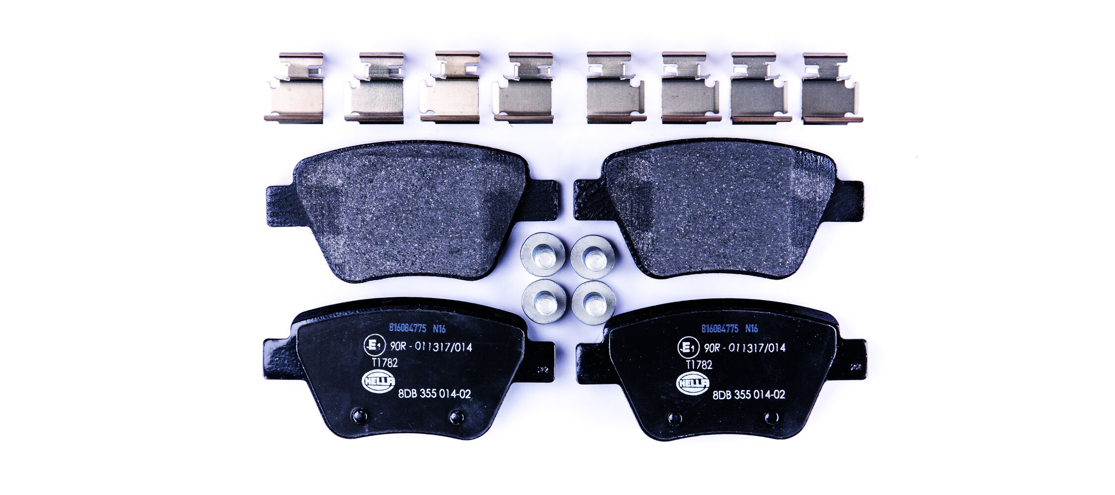 Kit pastiglie freno, Freno a disco - 8DB 355 014-021 HELLA