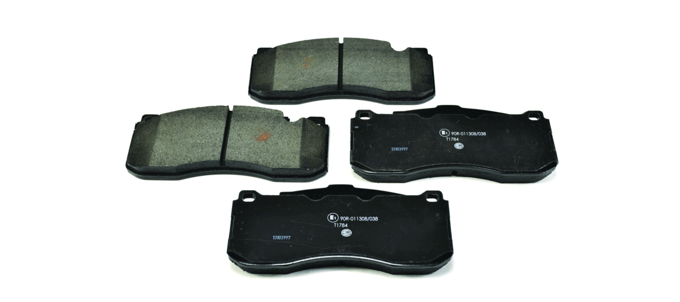 Brake Pad Set, disc brake - 8DB 355 014-041 HELLA