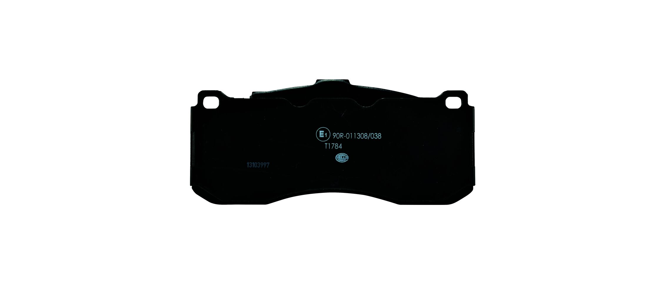 Brake Pad Set, disc brake - 8DB 355 014-041 HELLA