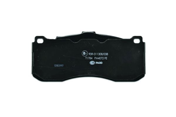 Brake Pad Set, disc brake - 8DB 355 014-041 HELLA