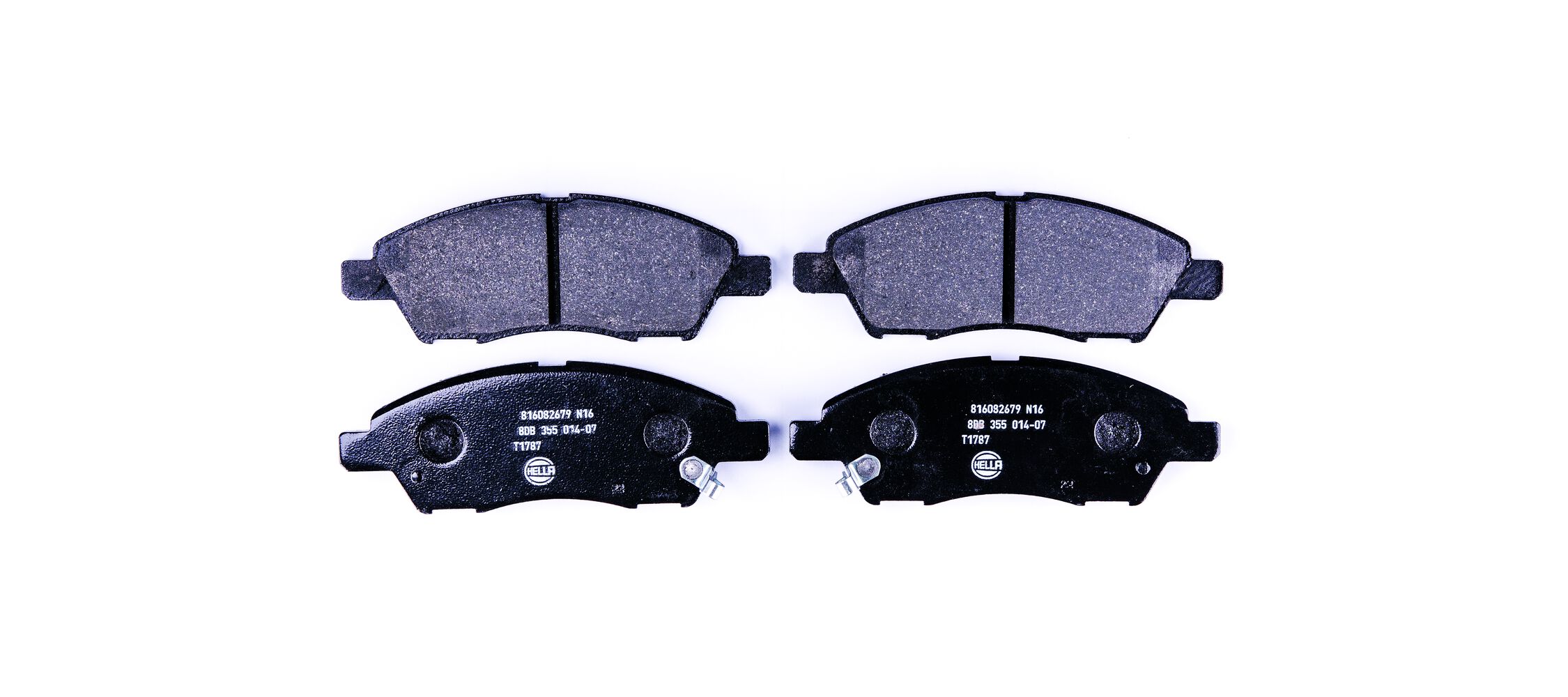 Kit pastiglie freno, Freno a disco - 8DB 355 014-071 HELLA