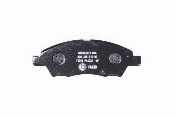 Brake Pad Set, disc brake - 8DB 355 014-071 HELLA