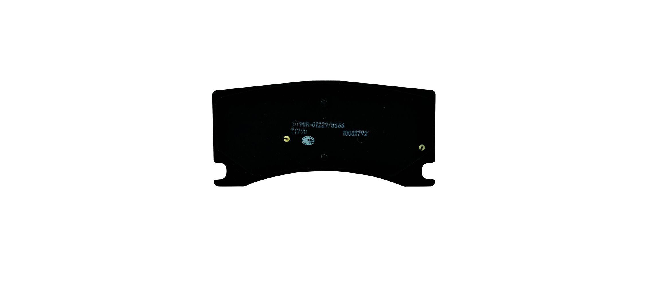 Brake Pad Set, disc brake - 8DB 355 014-101 HELLA