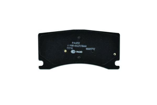 Brake Pad Set, disc brake - 8DB 355 014-101 HELLA