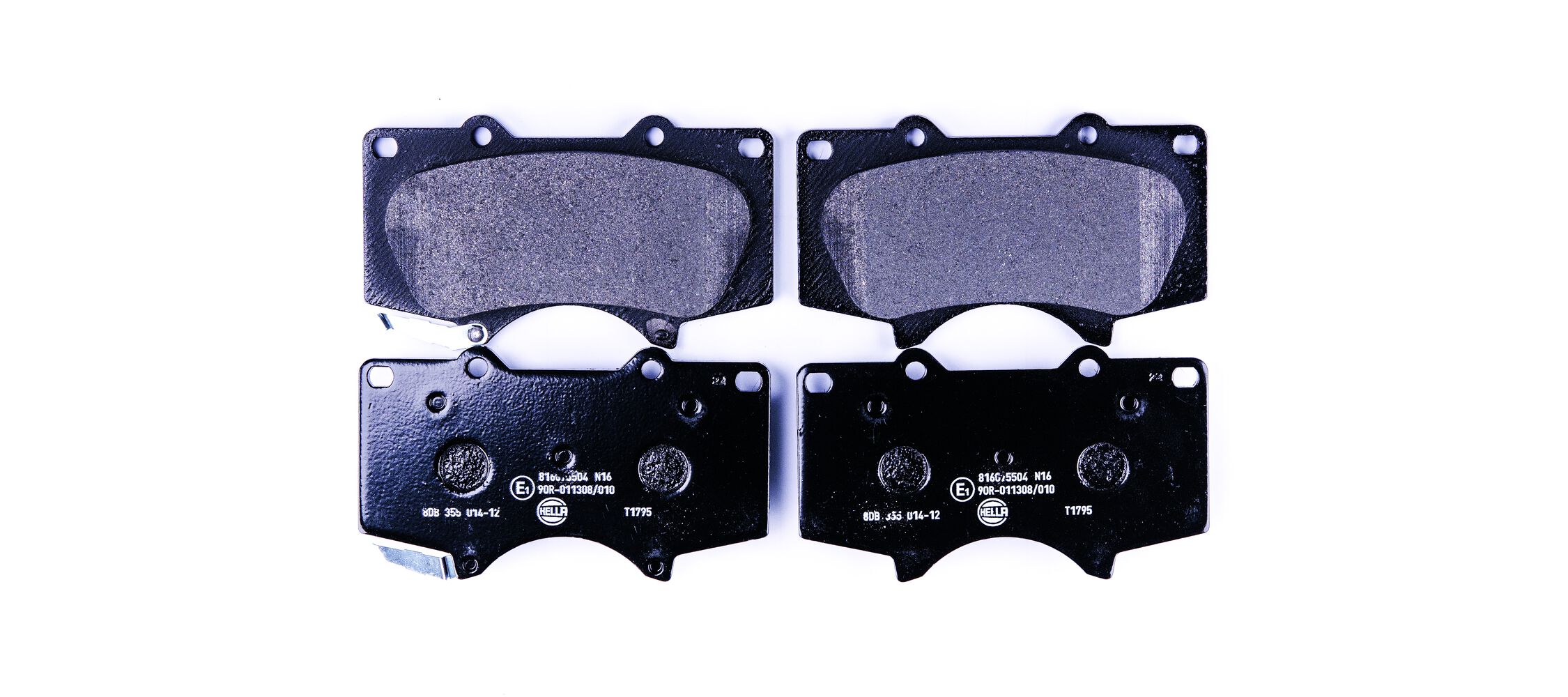 Комплект тормозных колодок, дисковый тормоз - 8DB 355 014-121 HELLA