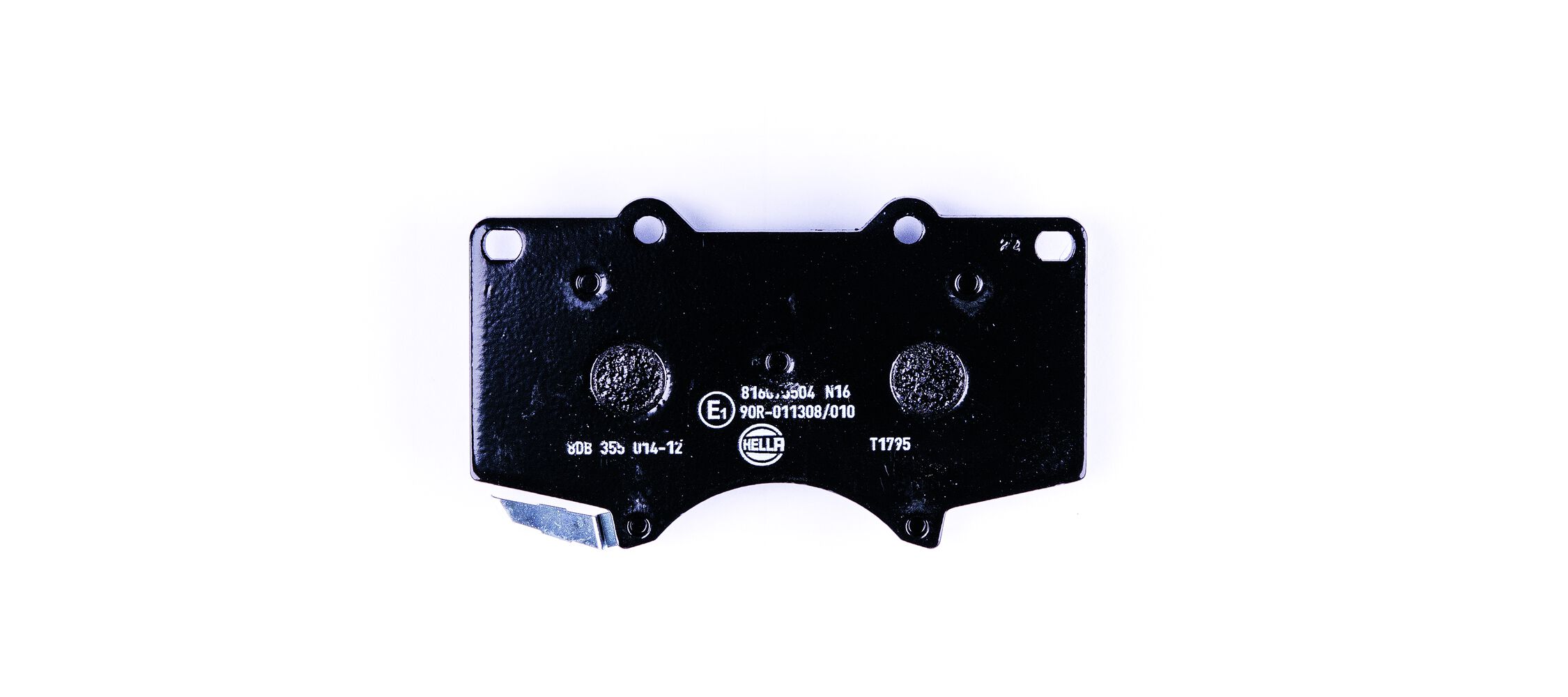 Brake Pad Set, disc brake - 8DB 355 014-121 HELLA