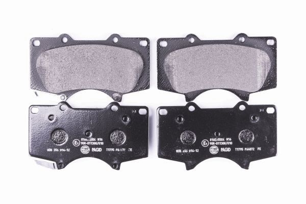 Brake Pad Set, disc brake - 8DB 355 014-121 HELLA
